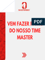 Vem Fazer Parte Do Time Master!