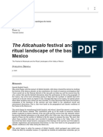 The Atlcahualo Festival and The Ritual Landscape of The Basin of Mexico (English)