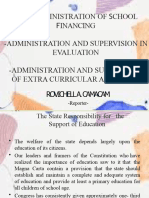 Educ 207 - Reportthe Administration of School Financing