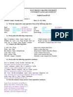 Exam Comparatives and Sup ID 2A Unit 4