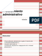 Unidad XIII Procedimiento Administrativo Tramite Dcho Adm 2022