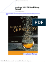 General Chemistry 10Th Edition Ebbing Solutions Manual PDF