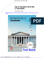 Download Fundamentals Of Taxation 2015 8Th Edition Cruz Test Bank pdf docx