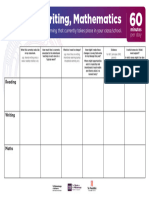 Planning and Reflection Tool