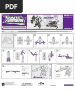 TFA Megatron (Voyager) Instructions