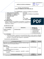 Sesión de aprendizaje 9 - Prevención en Problemas de aprendizaje 2024