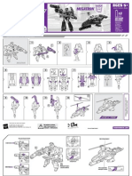 TFA Megatron (Leader) Instructions