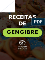 EBOOK RECEITAS DE GENGIBRE - DOSE DE SAUDE