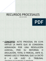 RECURSOS PROCESALES