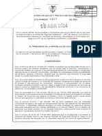 Decreto que establece giro directo de MinSalud a IPS