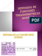 Derivadas de Funciones Trigonometric As Inversas