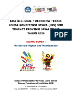 38 Motorcycle Repair and Maintenance - Kisi2 Deskripsi Teknis LKS SMK Tk. Jatim 2024 PDF