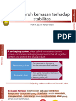 5. Pengaruh kemasan terhadap stabilitas