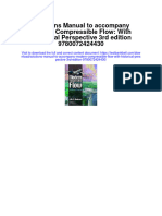 Full download Solutions Manual To Accompany Modern Compressible Flow With Historical Perspective 3Rd Edition 9780072424430 pdf