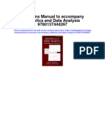 Full Download Solutions Manual To Accompany Statistics and Data Analysis 9780137444267 PDF