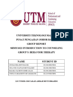 Group 5 Behavior Therapy SHMY1023 Final