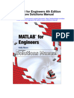 Full Matlab For Engineers 4Th Edition Moore Solutions Manual PDF