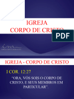 Igreja Corpo de Cristo - I Corintios 12 12