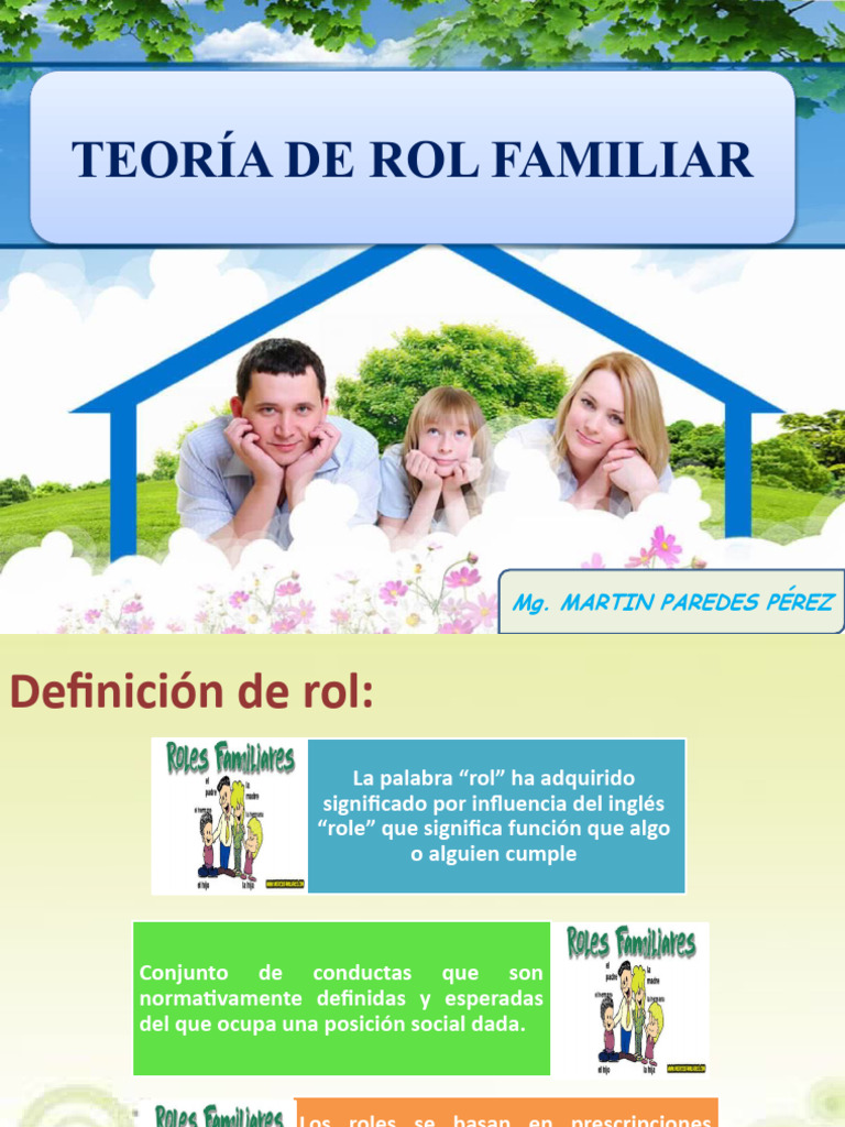 Teoría de Roles en la Familia | PDF | Estatus social | Comportamiento