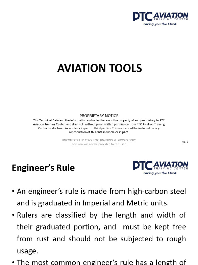 7.03 Aviation Tools | PDF | Drilling | Drill