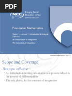 FM Topic 5 Lecture 1