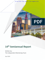 Cleveland Police Monitoring Team's 14th Semiannual Report