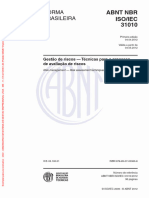 Norma Brasileira: Abnt NBR Iso/Iec 31010