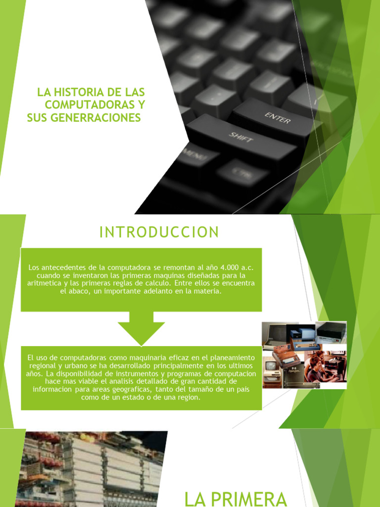 La Historia de Las Computadoras | PDF | Microprocesador | Informática