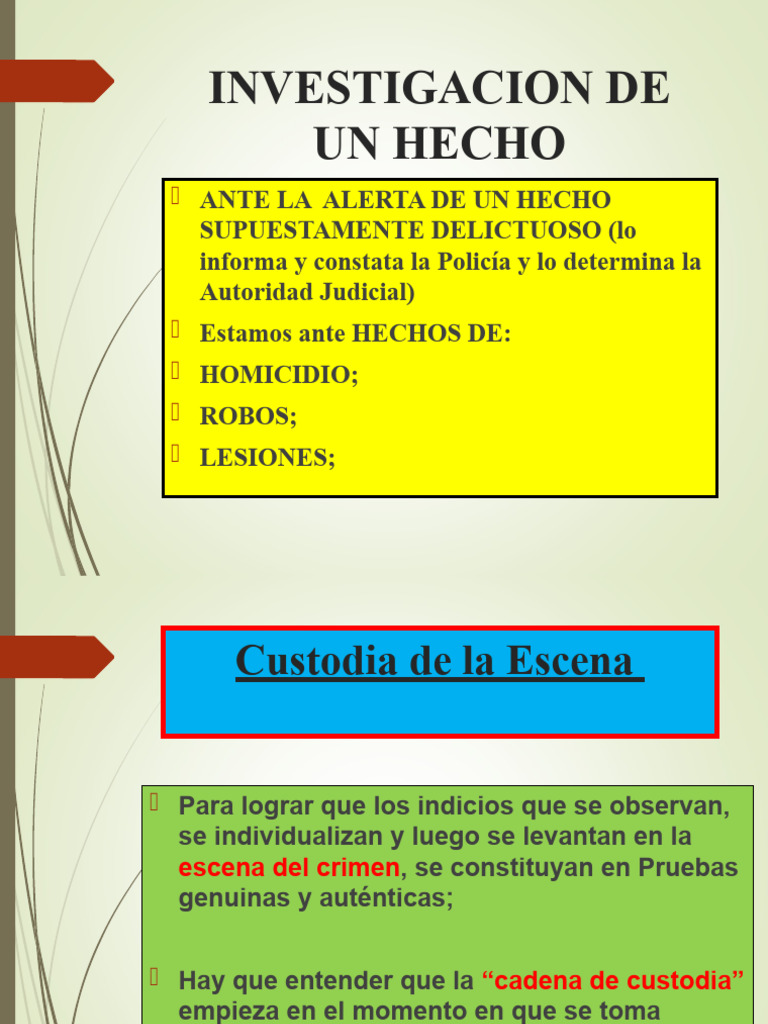 Investigación de Escenas del Crimen | PDF | Ciencias sociales