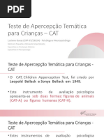 Teste Projetivo CAT para Crianças | PDF | Psicanálise | Tempo