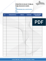 Plan Politico Por Institución