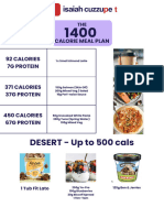 The 1500 Calorie Meal Plan