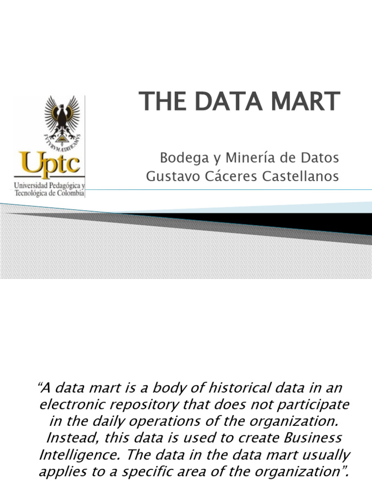 Understanding Data Marts for BI | PDF | Databases | Data Management
