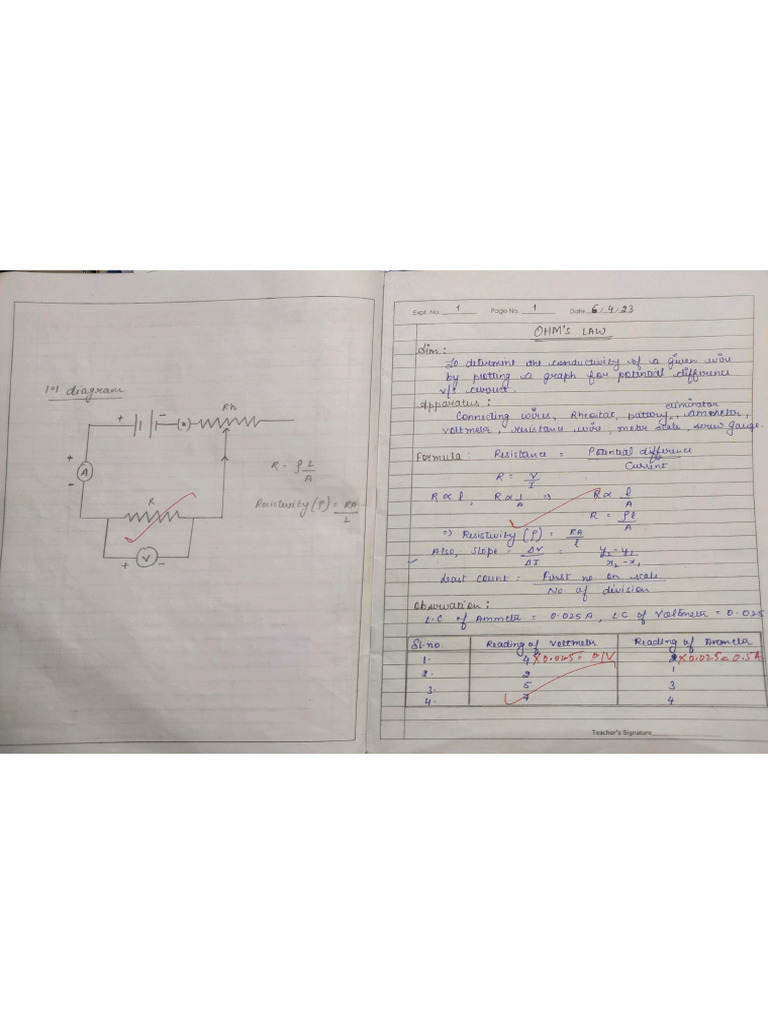 Physics Practical Notes 12th | PDF