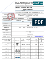 Proforma Invoice 商业发票: Xiamen Aqusta Water Technology Co.,Ltd Add:Xiayang Road No.2-2#6Floor Haicang Xiamen China