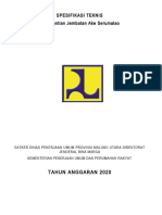 SPEK TEKNIK Penggantian Jembatan Ake Serumalao (61.027.013.10)