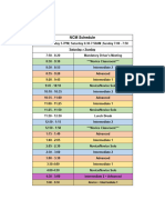 NCM April 2024 Schedule