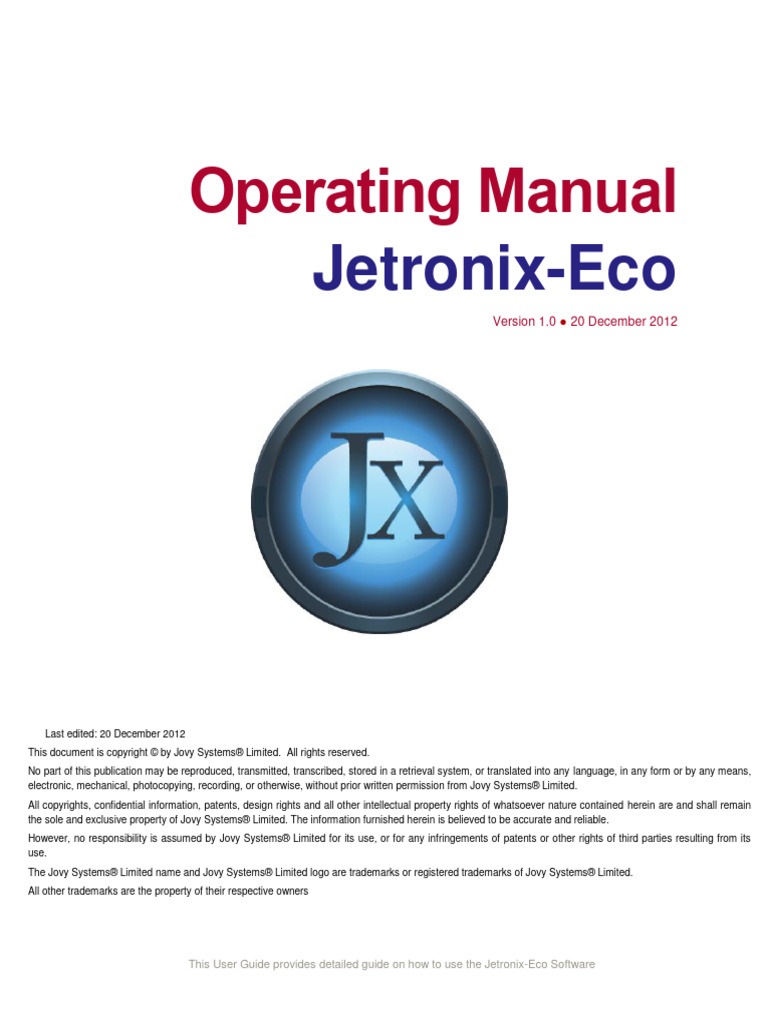 Jetronix eco operating manual pdf trademark electrical engineering