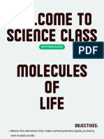 Lesson 3 - Molecules of Life