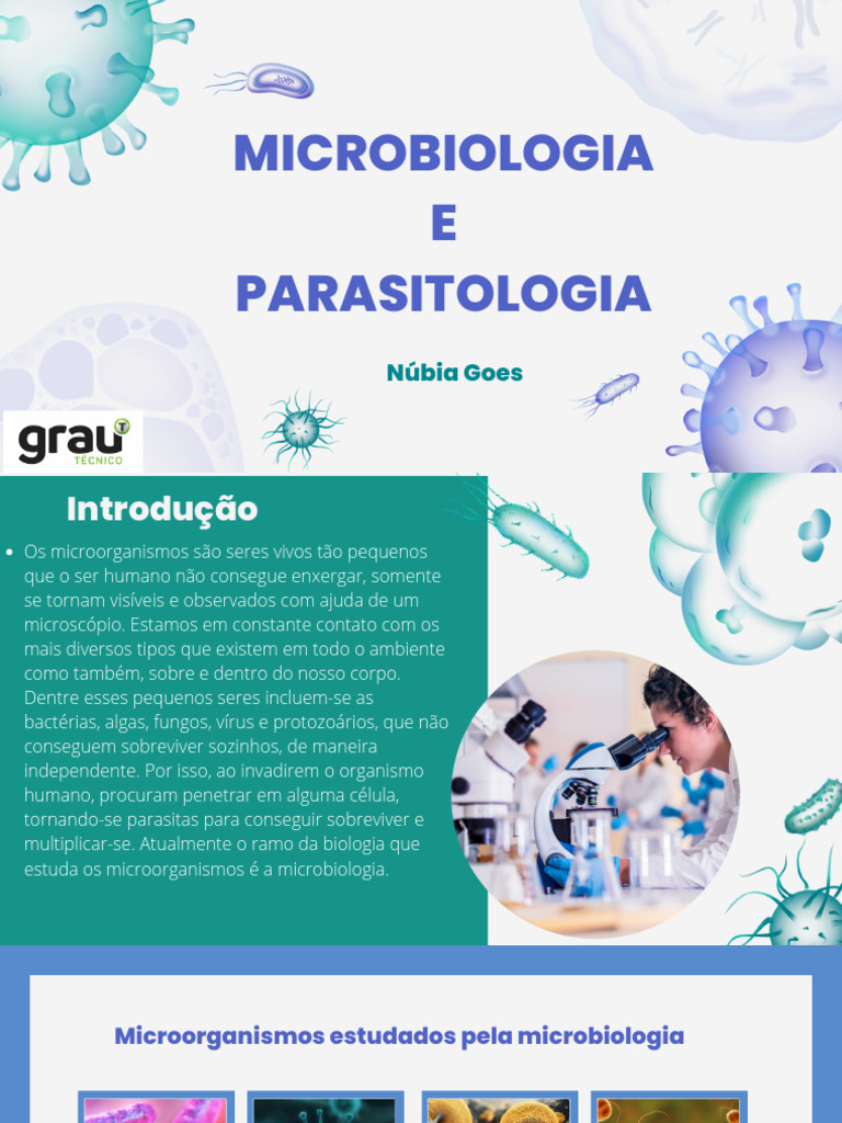 Aula_01_Micro_e_parasito_(7) | PDF | Microrganismo | Microbiologia