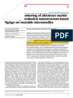 Long-Term Monitoring of Ultratrace Nucleic Acids Using Tetrahedral Nanostructure-Based Ngago On Wearable Microneedles