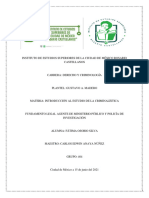 Fundamento Legal Agente de Ministerio Público y Policía de Investigación