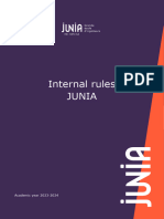 Internal Rules JUNIA - 2023-2024