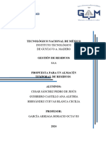 Propuesta para Un Almacén Temporal de Residuos