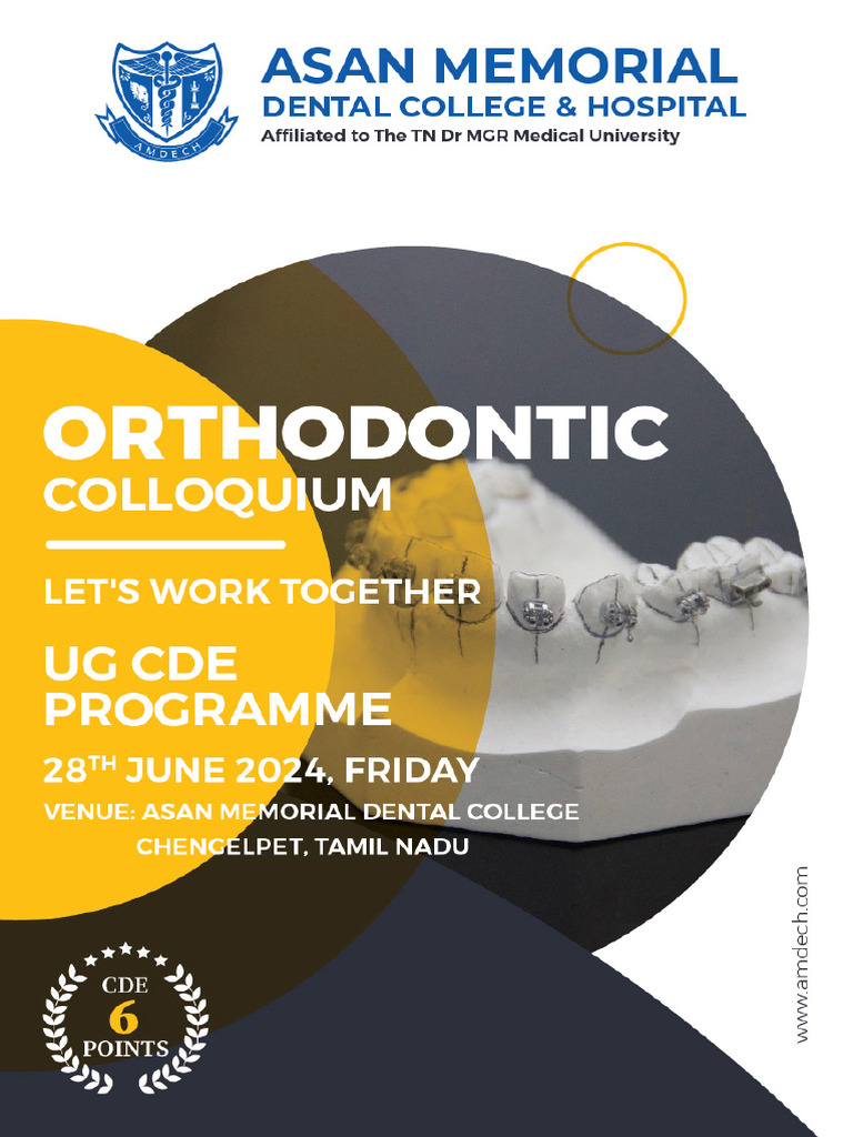 Ortho CDE Programme Brochure | PDF
