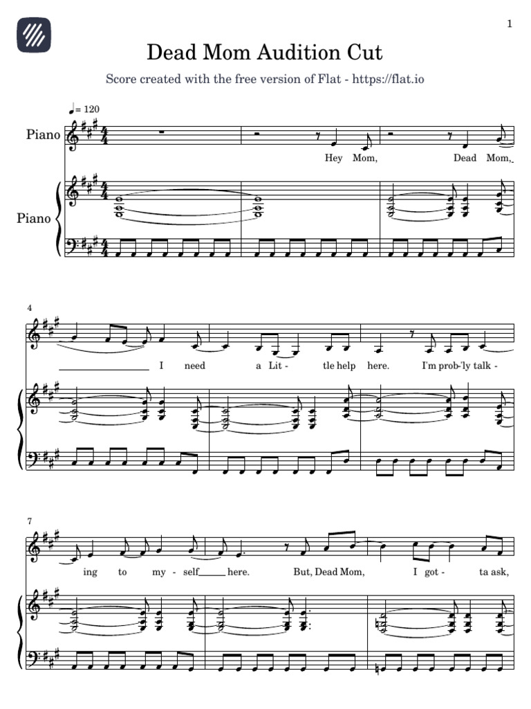 Dead Mom Audition Cut | PDF