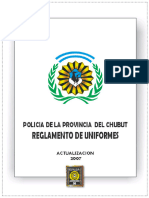 Reglamento de Uniformes Policiales