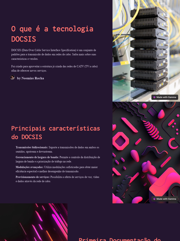 Entendendo a Tecnologia DOCSIS | PDF | Endereço de IP | Ciência da ...
