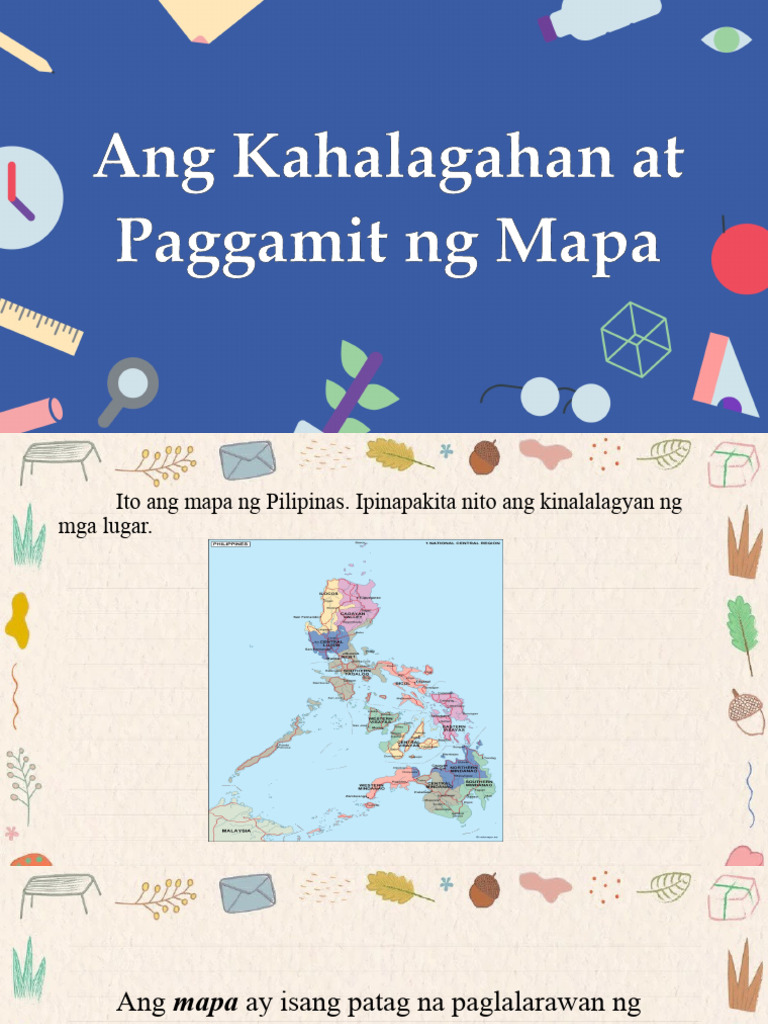 Ang Kahalagahan at Paggamit NG Mapa | PDF