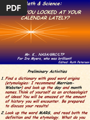 Calendar